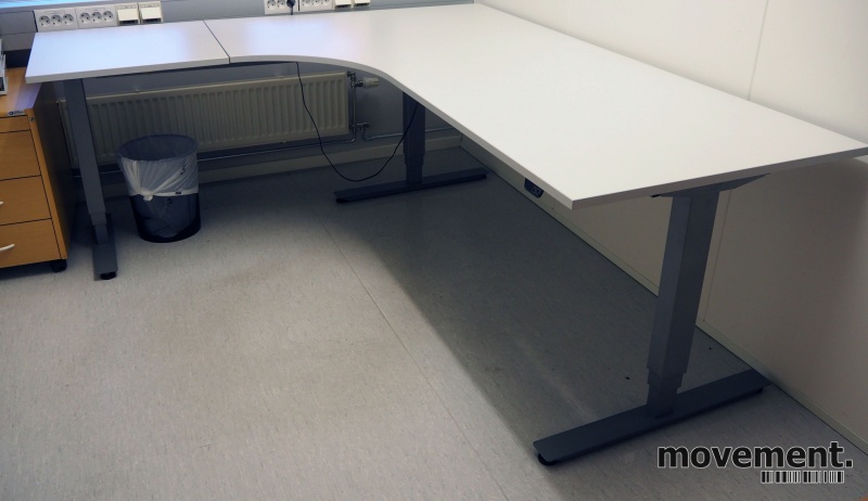 Solgt!Skrivebord / hjørneløsning med - 1 / 4