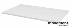 Hvit bordplate til skrivebord fra Narbutas, 200x80cm, NY/UBRUKT