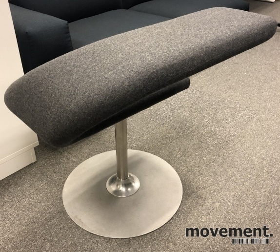 Solgt!Loungestol / designstol gråmelert - 2 / 2