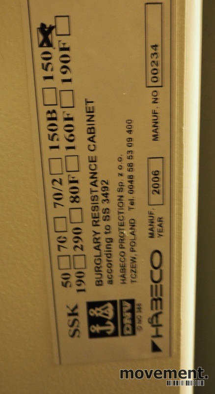 Solgt!Jøli SSK 150 nøkkelsafe / - 4 / 4
