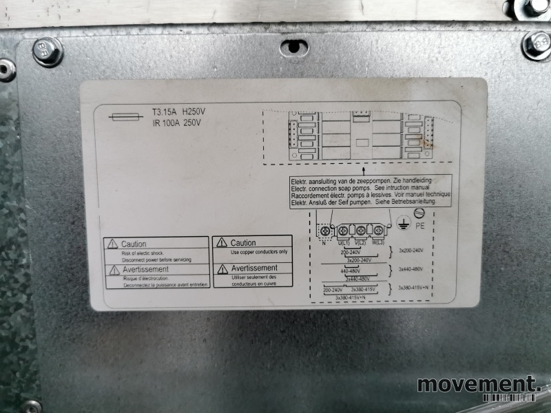 Solgt!Industrivaskemaskin IPSO WF165C, - 6 / 6