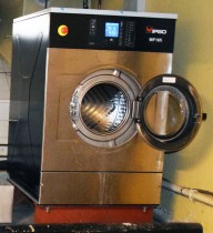 Industrivaskemaskin IPSO WF165C, 3fas 230Volt 18,75kW, 165liters kapasitet, pent brukt, 2010-modell