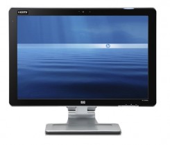 Flatskjerm til PC: HP Pavilion w2448hc, 24toms, 1920x1200, HDMI/DVI/VGA/USB, pent brukt