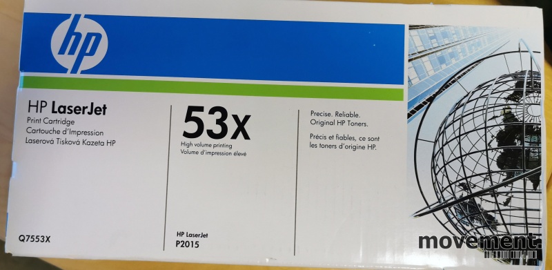 Solgt!Original toner til HP: Q7553X (53X)