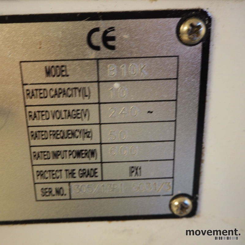 Solgt!Eltemaskin B10K 10 liter, med div - 4 / 6