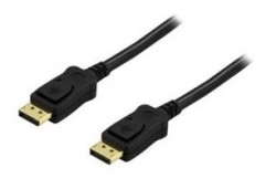 Skjermkabel: DP-kabel, DisplayPort 1.3 Han-Han, 2 meter, 4K-støtte, NY