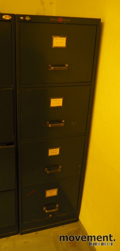 Solgt!Arkivskap fra Apefo, 4skuffers, - 2 / 5