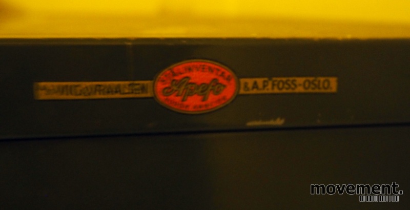 Solgt!Arkivskap fra Apefo, 4skuffers, - 5 / 5