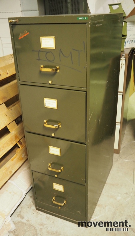 Solgt!Arkivskap fra Apefo, 4skuffers, - 1 / 5