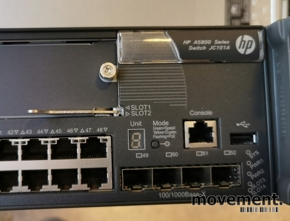 Hewlett-Packard HPE A5800 Managed - 2 / 4