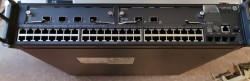 Hewlett-Packard HPE A5800 Managed 48port switch JC101A, med 4+2 10Gb uplink, pent brukt