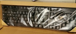Originalt Dell tastatur, L30U, Norsk layout, modellkode 0N259F, sort, USB, NYTT