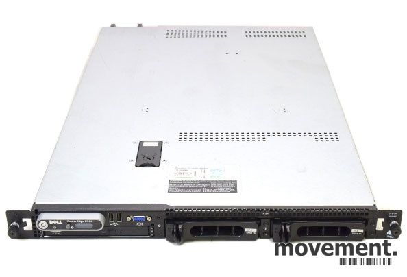 Solgt!Rackserver: Dell PowerEdge R300,1U, - 1 / 4
