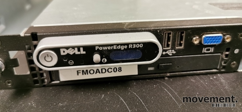 Solgt!Rackserver: Dell PowerEdge R300,1U, - 2 / 4