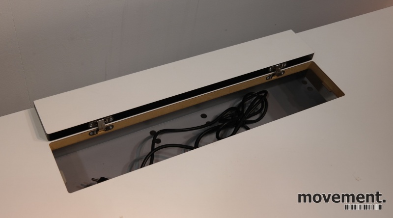 Solgt!Skrivebord i hvitt / grått med - 5 / 5