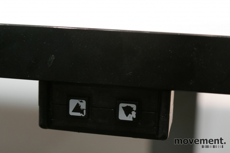 Solgt!Skrivebord i hvitt / grått med - 3 / 5