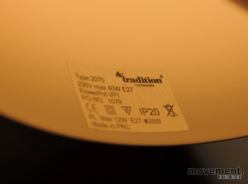 Solgt!Taklampe / pendellampe i rødt fra - 4 / 4