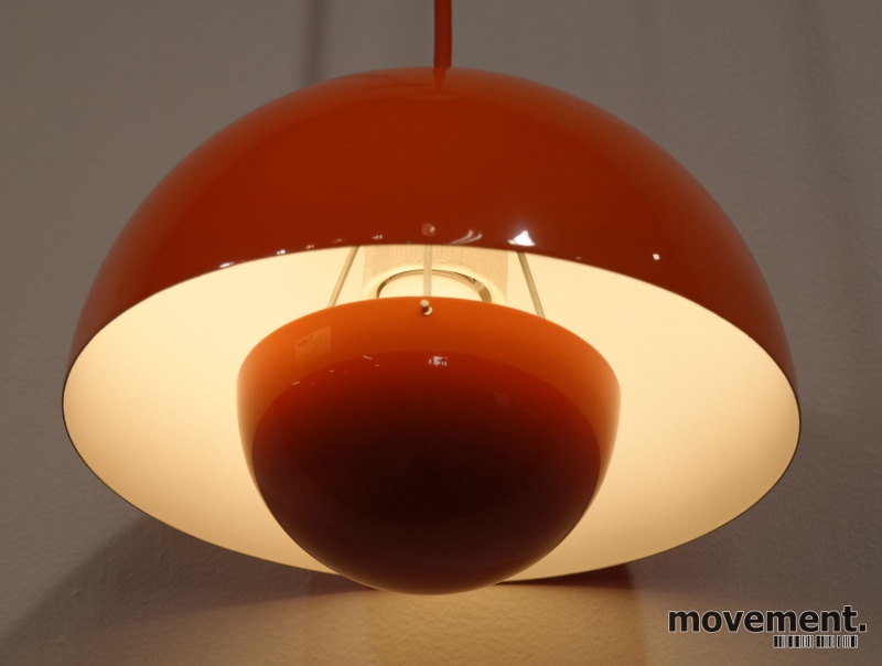 Solgt!Taklampe / pendellampe i orange fra - 2 / 3