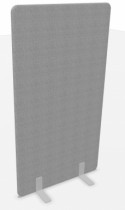 Skillevegg i grått stoff fra Narbutas, 100cm bredde, 180cm høyde, NY/UBRUKT