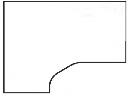 Bordplate, Hjørneplate skrivebord