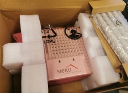 Meru (Fortinet) trådløst WLAN med MC1550 wifi-controller, og 21stk nye AP1020e AP'er