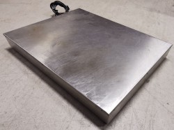 Varmeplate for buffet, Gastro Teknik AB, 80x60cm, 1500Watt, pent brukt