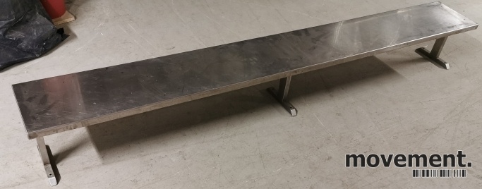 Solgt!Topphylle i rustfritt stål, 234,5cm - 2 / 2