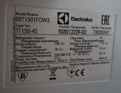 Lite kjøleskap fra Electrolux, ERT1501FOW3, 55cm bredde, 85cm høyde, pent brukt