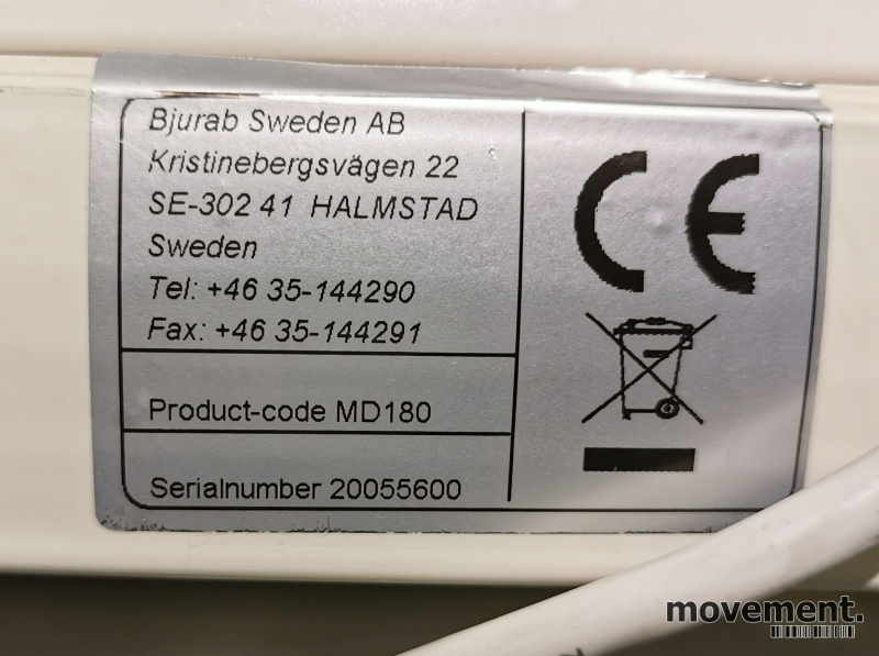 Solgt!Euroscreen elektrisk lerret, 180cm - 4 / 4