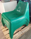 Solgt!Loungestol i grønn plast fra Ikea, - 3 / 4