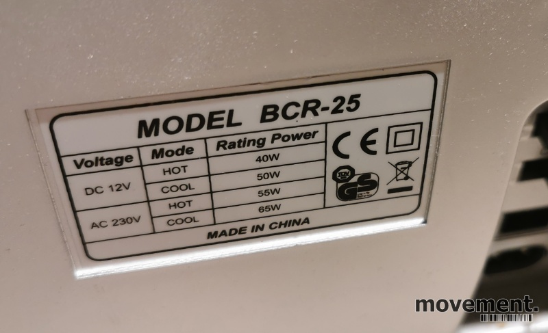 Solgt!Lite kjøleskap BCR-25 som kan - 4 / 5