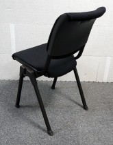 Håg Conventio 9510, stablebar, lettvekts konferansestol, NYTRUKKET i sort stoff / sort ben, pent brukt
