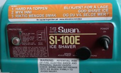 Swan SI-100E Ice Shaver, Shave Ice maskin, pent brukt
