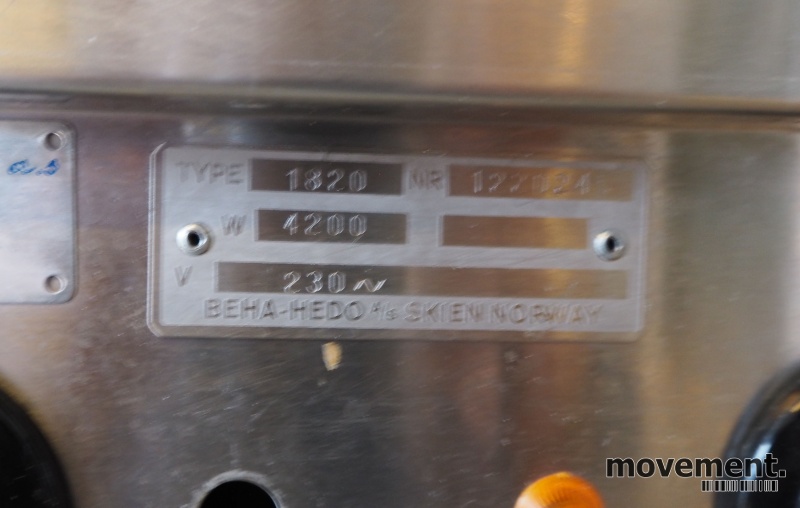 Solgt!Eldre BEHA komfyr / platetopp for - 2 / 2