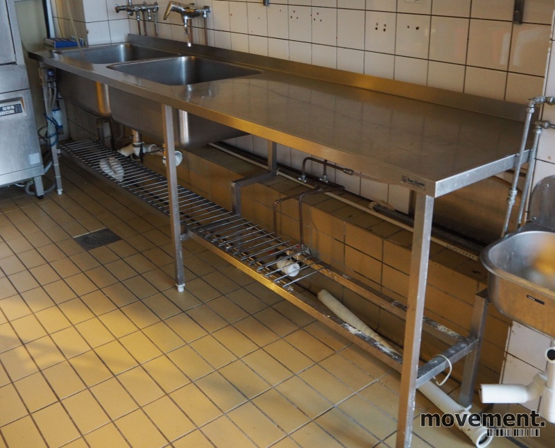 Solgt!Arbeidsbenk / oppvaskbenk i - 1 / 3