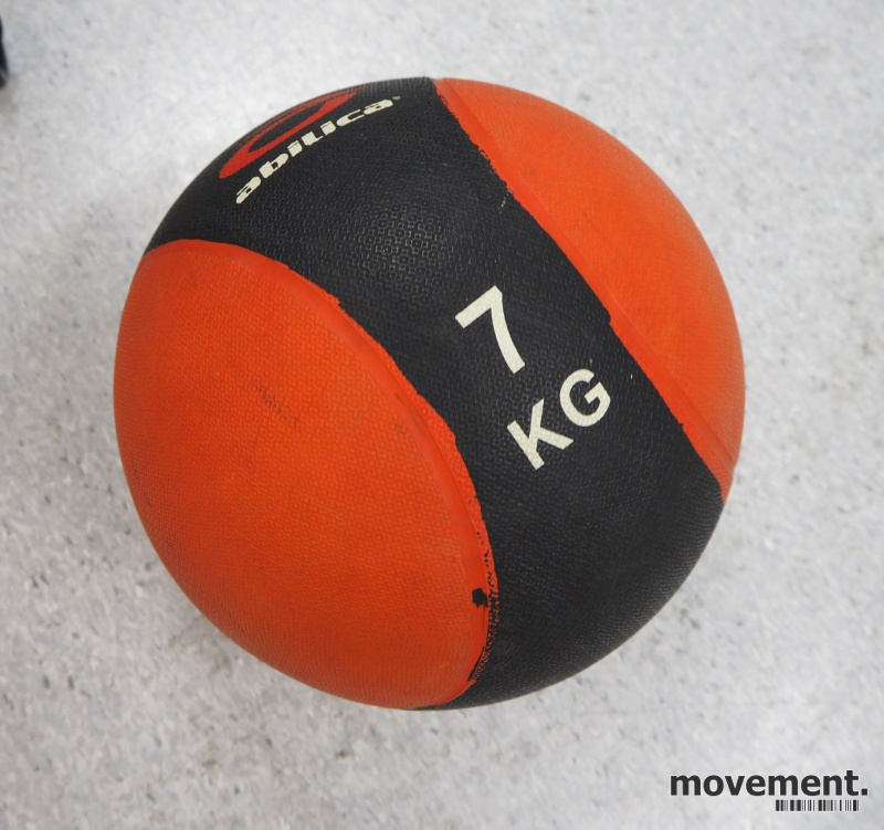 Solgt!Abilica medisinball 7kg, pent brukt