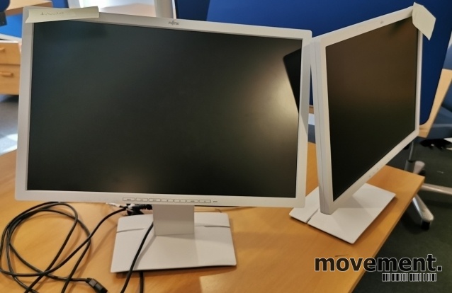 Solgt!Flatskjerm til PC: Fujitsu B24W-6, - 3 / 4
