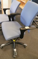 IKEA Renberget kontorstol i sortkunstskinn sort stoff IKEA Renberget kontorstol i sortkunstskinn sort stoff