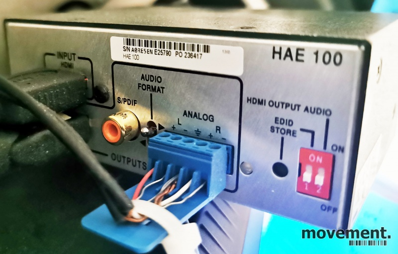 Solgt!Extron HAE100 HDMI Audio Extractor, - 3 / 3