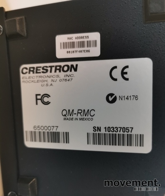 Solgt!Crestron QM-RMC, Compact 2-Series - 4 / 4