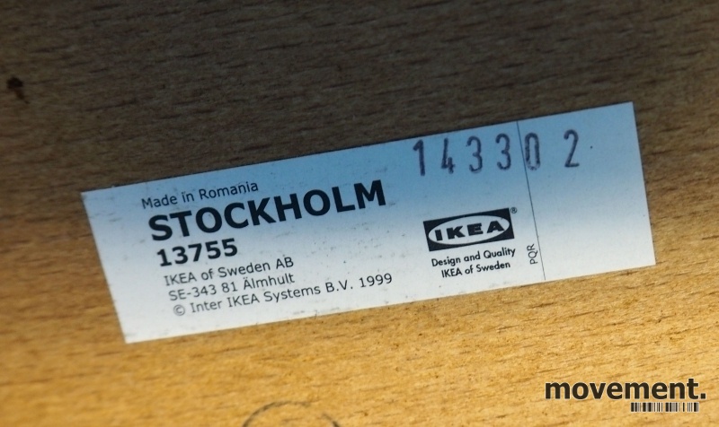 Solgt!IKEA Stockholm spisestuestol / - 4 / 4