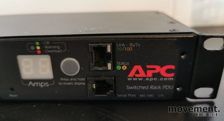 Solgt!APC AP7921 Switched Rack PDU - 16A - 2 / 3