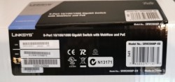 Linksys SRW2008P-EU Gigabit PoE 8-port 10/100/1000 L3 Managed Gigabit Switch, pent brukt