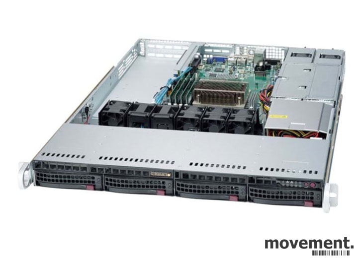 Solgt!Rackserver fra Supermicro, 5019S-M, - 1 / 6
