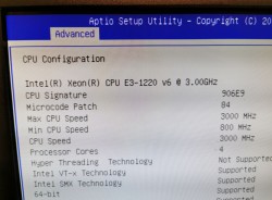 Rackserver fra Supermicro, 5019S-M, Xeon E3-1220 v6 3GHz, 16GB, 240GB SSD, pent brukt