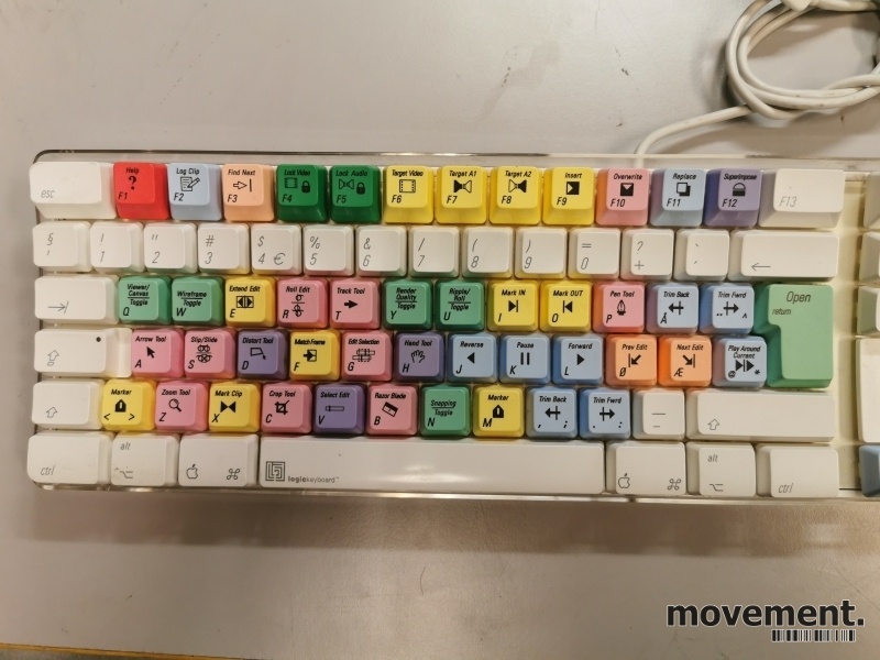 Solgt!Mac tastatur A1048, fargekodet for - 3 / 5