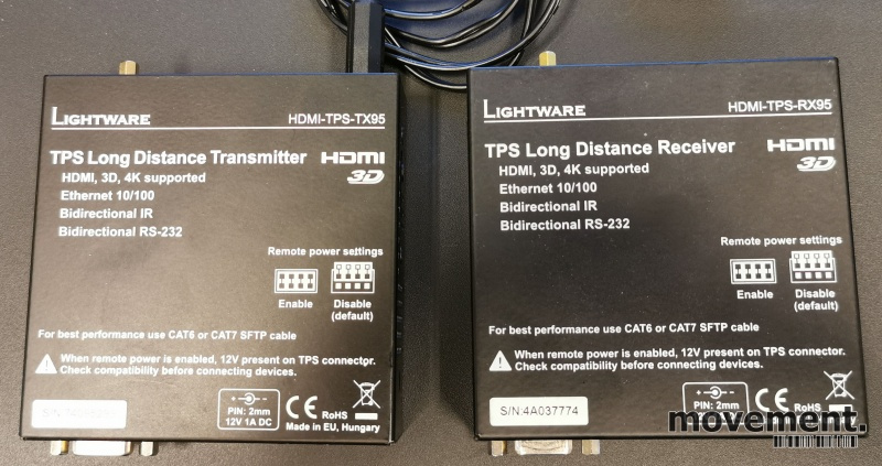 Solgt!AV-utstyr: Lightware TPS TX95 - 2 / 3