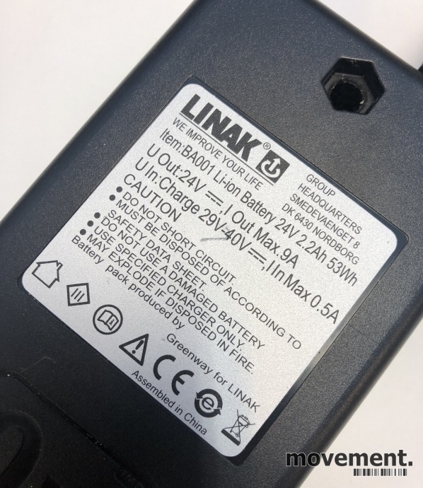 Solgt!Linak BA001 batteripakke for - 3 / 3