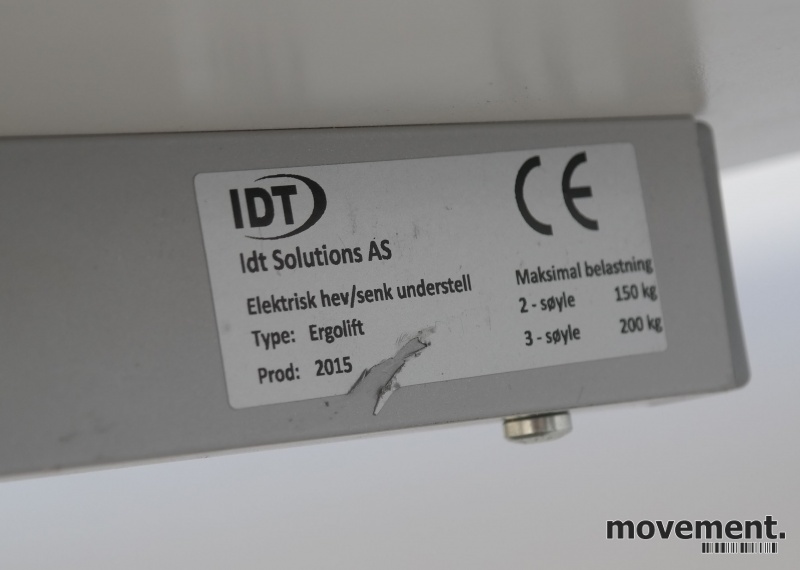Solgt!Skrivebord med elektrisk hevsenk i - 4 / 5