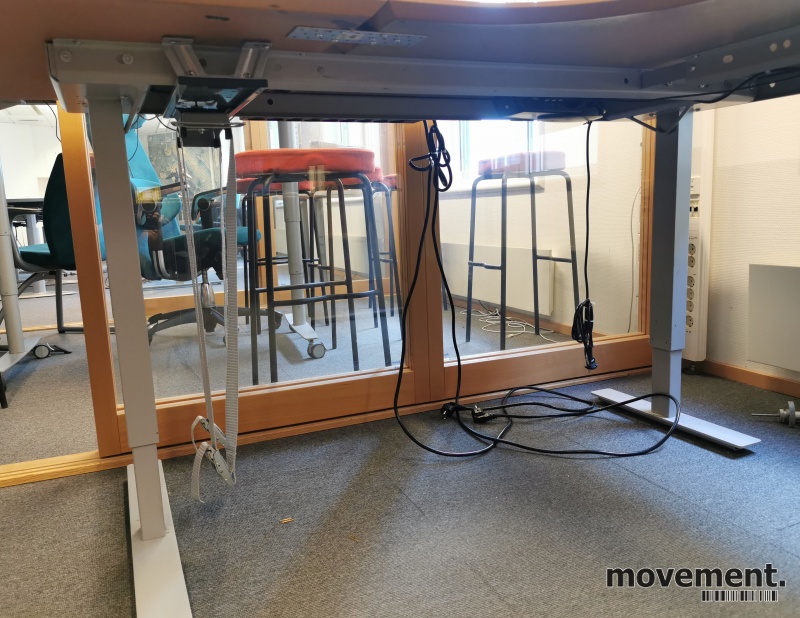 Solgt!Skrivebord i bjerk / grått - 6 / 6